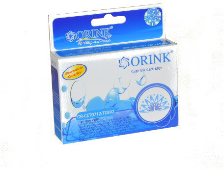 ORINK Tusz T0712 do drukarek Epson Stylus D120 / DX4000 / S20 / SX100 | Cyan | 10ml. CET0712 OR orink_T071240 OR