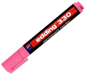 Edding Marker permanentny 1.0-5.0mm różowy ścięty 330 EG5056
