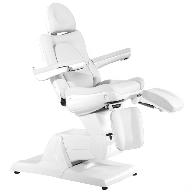 ACTIVESHOP Fotel Kosmetyczny Elektr. Azzurro 870s Pedi 3 Siln. Biały 10003_106670