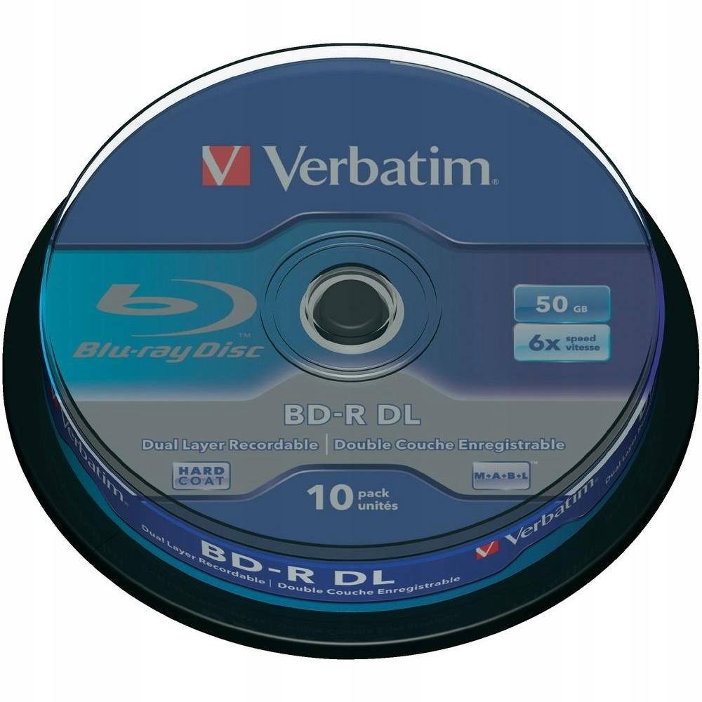 Verbatim Bd-r DL 50GB X6 10SZT