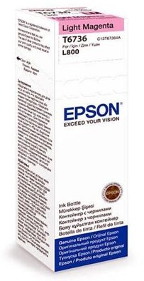 Epson Tusz Oryginalny Epson T6736 C13T67364A) Jasny purpurowy)