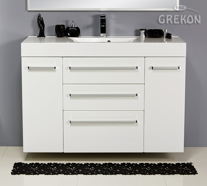 Szafka z umywalką dolomitową 120/50/C3 seria Fokus B FKS-B-U120/50/C3
