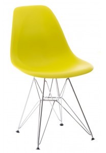 D2.Design Krzesło P016 PP dark olive, chromowane nogi 24210