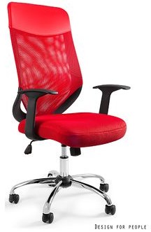 Unique Fotel biurowy MOBI PLUS czerwony (W-952-2)