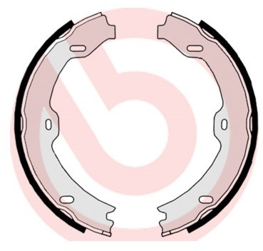 BREMBO Zesatw szczęk hamulcowych, hamulec postojowy S 50 519