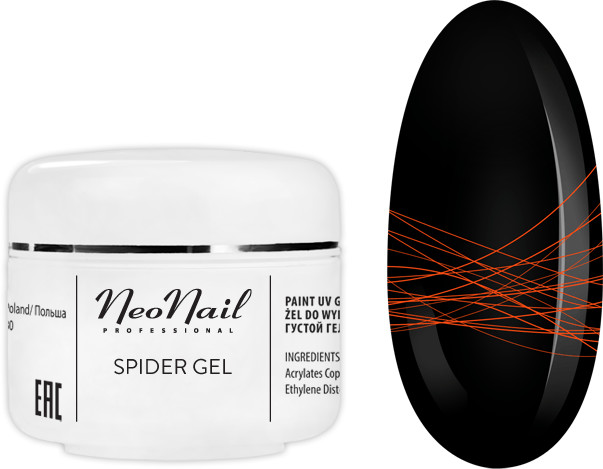 Neonail SPIDER GEL NEON ORANGE 5ML