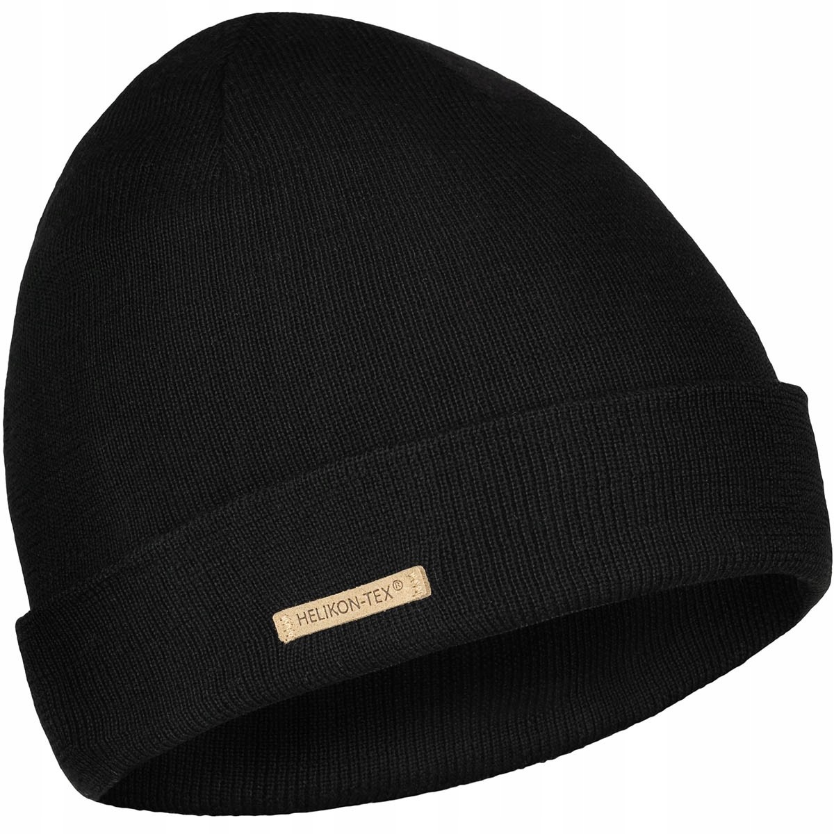 Helikon Czapka Beanie 100% Wełna Merino Czarna