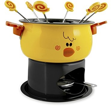 Home Duck Fondue usługi, drewno/metal, czarna, 11 sztuk 9702300