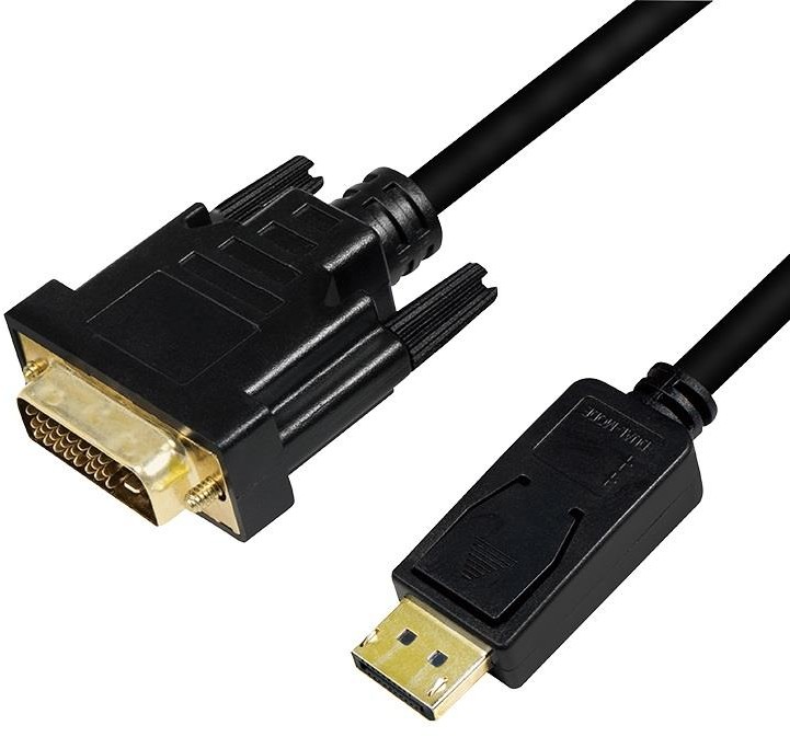 LogiLink Kabel adapter CV0130 DisplayPort 1.2 DVI 1m CV0130