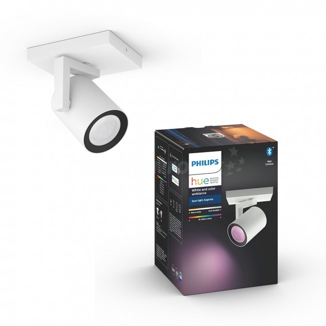 Philips Hue lampa sufitowa Argenta single spot biały 1x5.7W