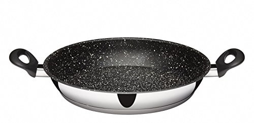 INTERFER inoxi Bar 51225 inoxtone Paella  patelnia z powłoką zapobiegającą przywieraniu, średnica 26 cm MOD.21