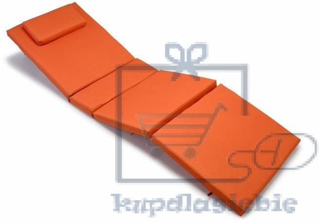 Divero Poduszka Garth na leżak pomarańczowa