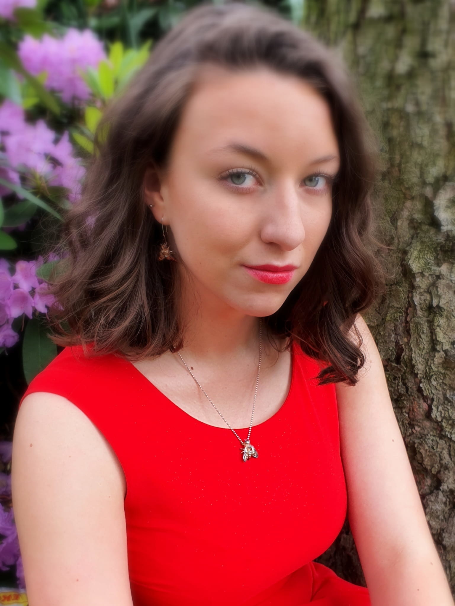 Venus Galeria Pszczoła brązowa - zawieszka srebrna