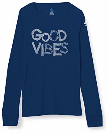 Odlo Unisex dziecięca koszulka Bl Top Crew Neck L/S Active Warm Trend Kids wielokolorowa Estate Blue - Graphic Fw20 140 150519