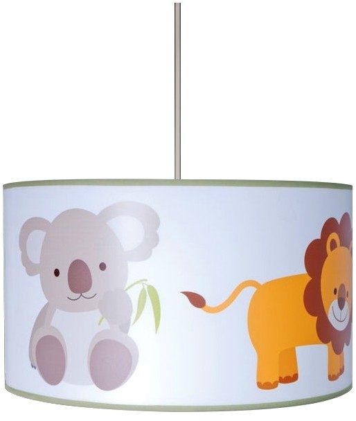 Lampdar Sanneli 0116 - Dziecięca lampa wisząca ZOO 1xE27/60W/230V