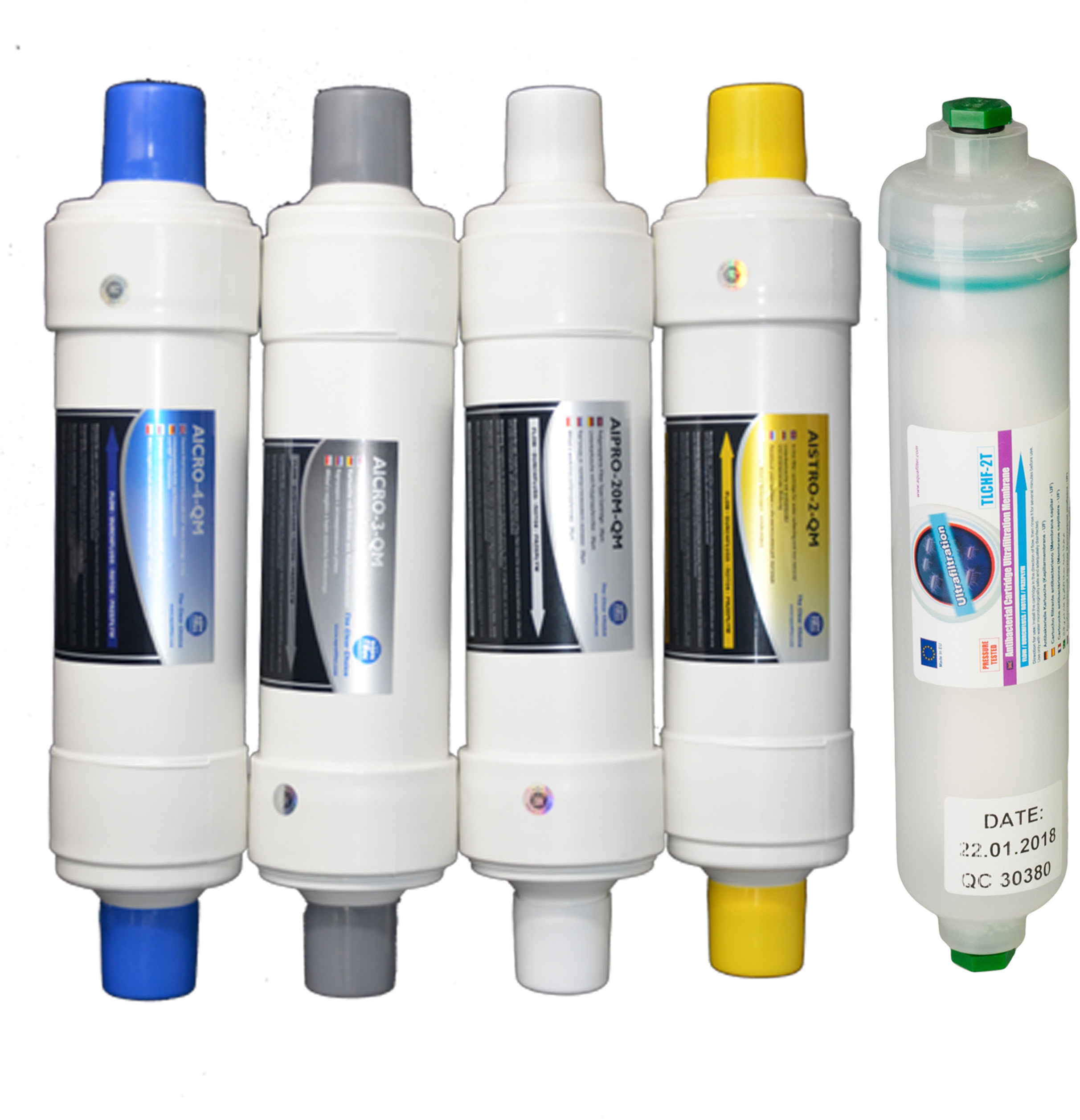 AquaFilter Zestaw Wkładów Excito-b-clr-crt TLCHF2T