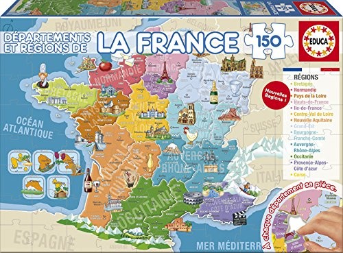 Educa borras 17238 150 działów i regionów Francja