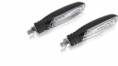 Puig 4346N kierunkowskaz LED Cigar model plastikowa obudowa z przezroczystym szkłem kierunkowskazu, czarny 4346N