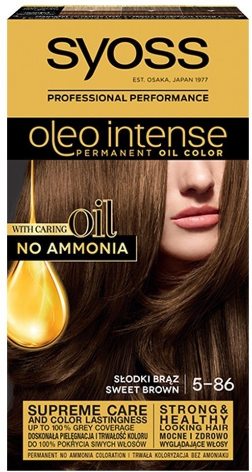Schwarzkopf Syoss Farba do włosów Oleo 5-86 słodki brąz 1op. 52953