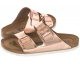 Birkenstock Klapki Arizona BS Soft Footbed Metallic Copper 0952093 (BK145-a)