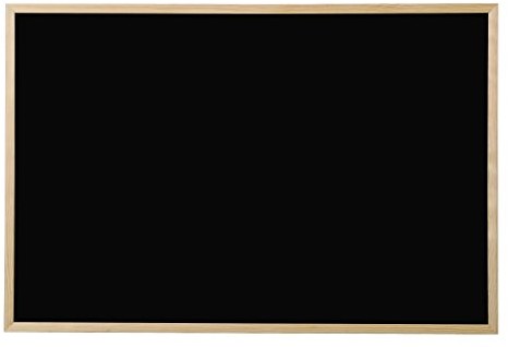 Bi-Office Black Board Basic, tablica do pisania kredą sosna ramka, czarny 60x40 cm PM0301010