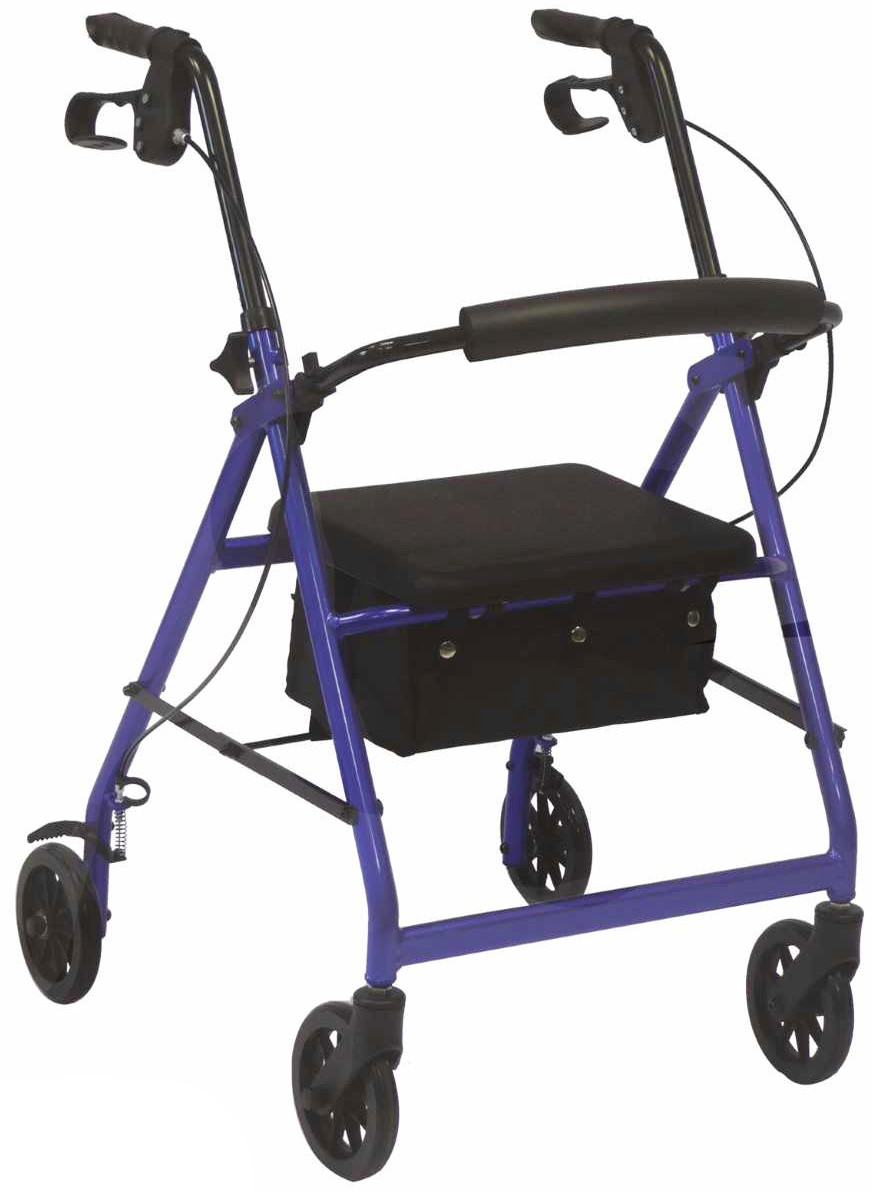 HERDEGEN ALUBEST Chodzik czterokołowy, aluminiowy, lekki, wąski 243852