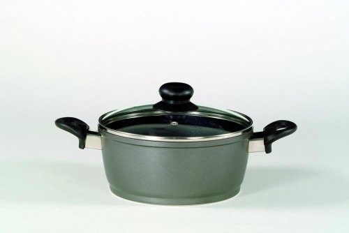 Krüger Karl  garnek do mięsa ceramika Potsdam nie przywiera odporność na zarysowania 20 cm odlew aluminiowy z powłoką ceramiczną 20 cm 22020 P