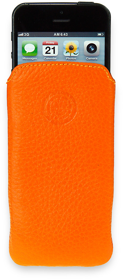 Etui Easy Rolax dedykowane do Apple iPhone SE/5S/5 pomarańczowe