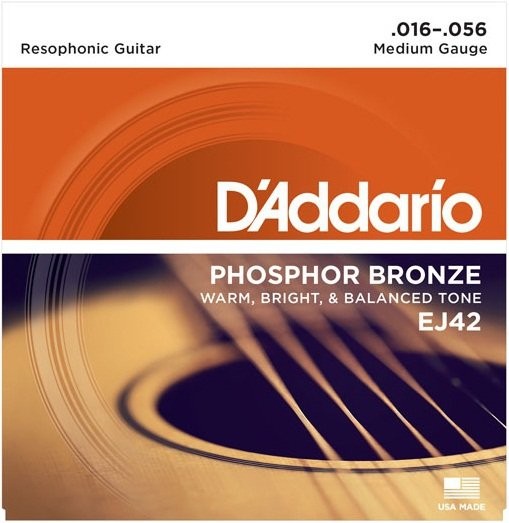 D'Addario komplet strun do gitary akustycznej, owijka z brązu EJ41