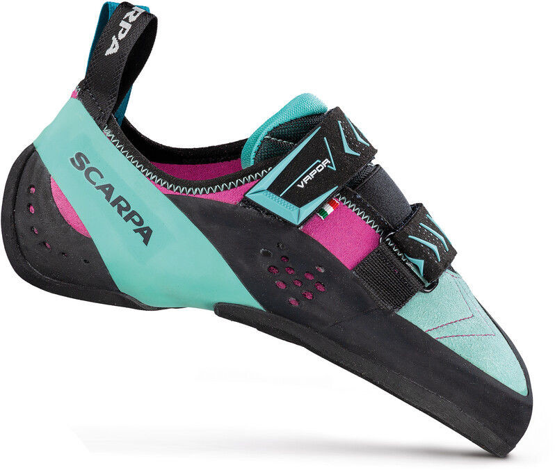 Scarpa Vapor V But wspinaczkowy Kobiety, dahlia/aqua EU 39 2020 Buty wspinaczkowe na rzepy 70040-L-39-dahlia/aqua