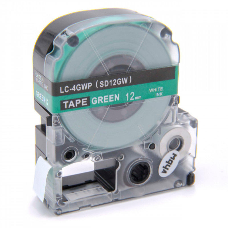 Epson LC-SD12GW, 12mm x 8m, biały druk / zielony podkład, taśma zamiennik