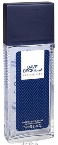 David Beckham Classic Bleu DEO spray glass 75ml 36713-uniw