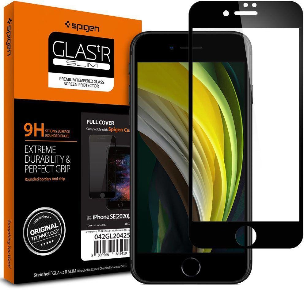 Spigen SZKŁO HARTOWANE GLASS FC IPHONE 7/8/SE 2020 BLACK fd-15482-0