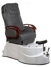 Beauty System Fotel do pedicure z masażem BR-3820D Szary BR-3820D/GREY