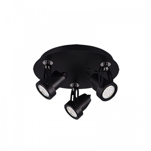 Trio GOA Czarny mat 3xGU10 Spot