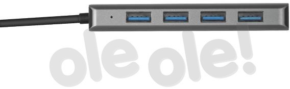 Trust Halyx USB-C 4-Port USB-A 23328
