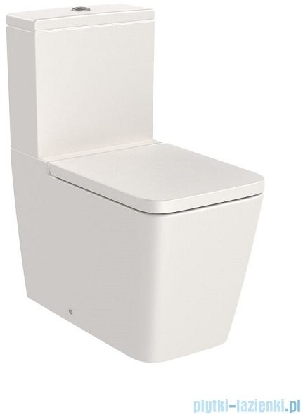 Roca Inspira Square Rimless miska do kompaktu beżowa A342536650