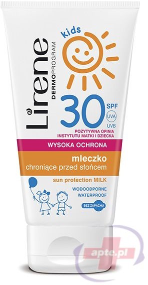 Lirene Dermoprogram Kids - Mleczko chroniace przed sloncem SPF30+ dla dzieci 150ml