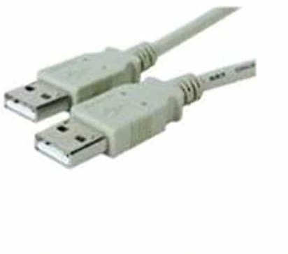 MicroConnect USB 2.0 A-A 1 m m-m kabel USB (USB A, USB A, męski/męski, prosty, szary) USBAA1