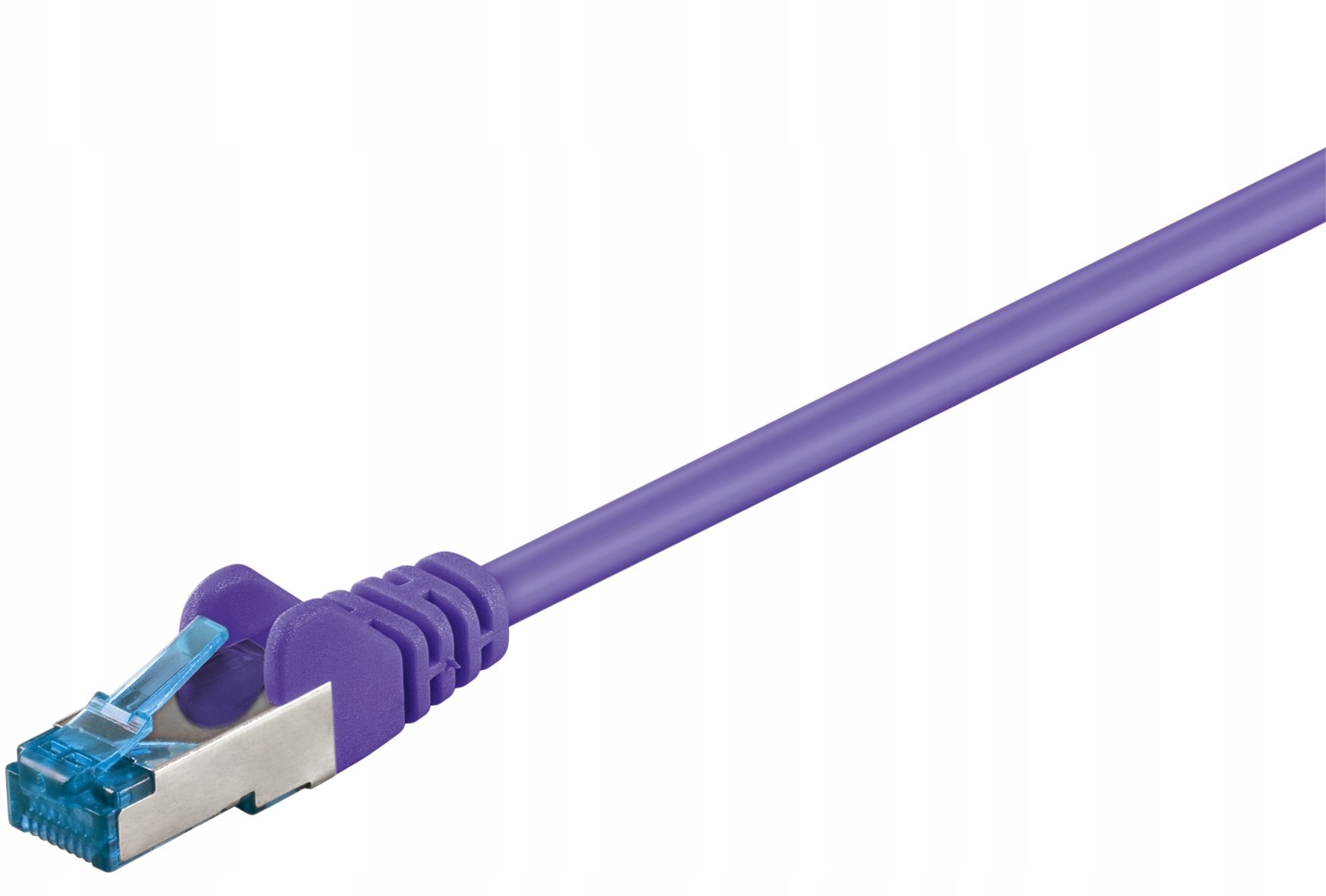 Kabel Lan Patchcord Cat 6A S/ftp fioletowy 0,5m