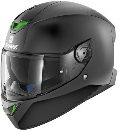 Shark kask skwal 2 Blank kask motocyklowy system z technologią LED-, osłona obiektywu i pinlockscheibe, s, Noir 2662_26761
