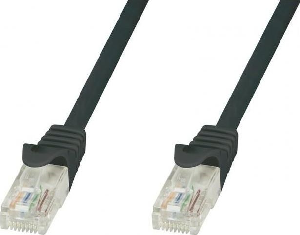 Techly TechlyPro Kabel sieciowy patch cord RJ45 Cat5e UTP CCA 0,5m czarny 24070