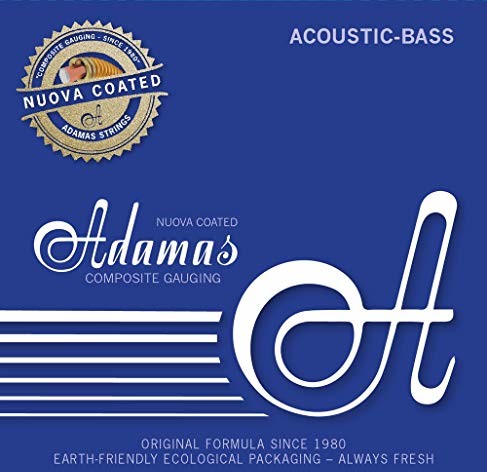 Adamas Adamas Struny do akustykbass Nuova Coated zestaw 4-string Med 5300NU-M Set 4-string med 5300NU-M