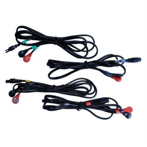 Compex 4er-zestaw kabli, czarna 601131