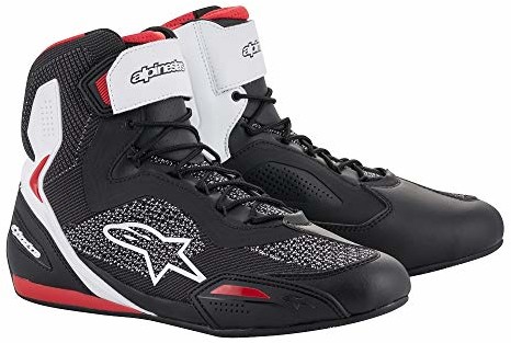 Alpinestars Faster 3 Rideknit buty motocyklowe, czarne/białe/czerwone 12 (45,5) 2510319