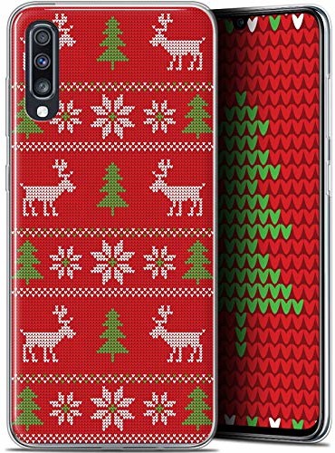 Samsung Caseink Etui ochronne do Galaxy A70, ultracienkie, Boże Narodzenie 2017, czerwone CRYSPRNTA70XMASWOOL