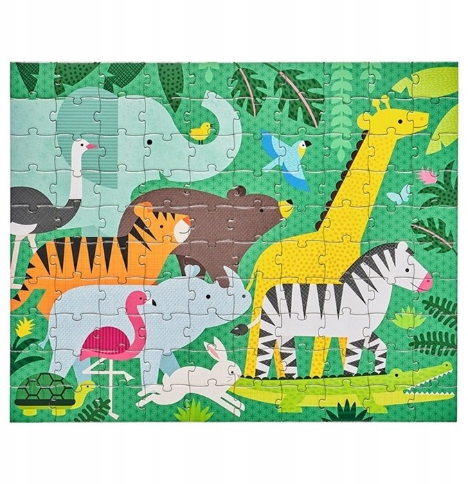Petit Collage Puzzle Dwustronne w Torebce