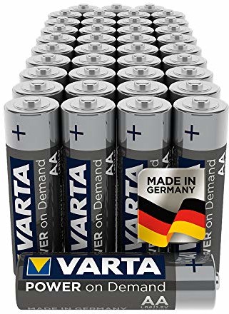 Varta Power on Demand baterie Mignon AA (opakowanie 40 szt. w opakowaniu przyjaznym dla środowiska inteligentne, elastyczne i wydajne np. do akcesoriów komputerowych, urządzeń Smart Home lub latarek