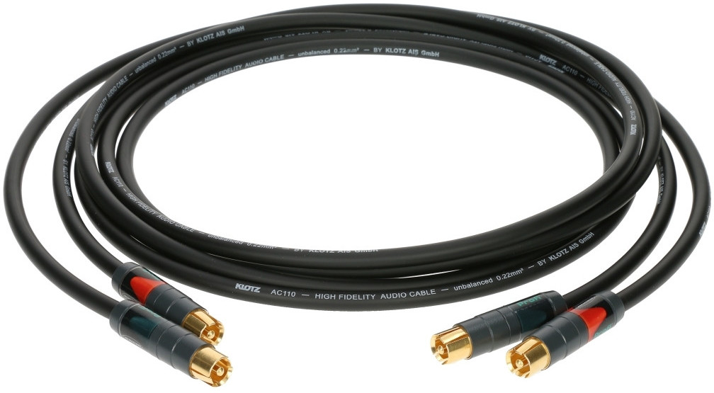 Фото - Кабель Klotz ALN009 kabel audio RCA hi-end - 0.9m +9 sklepów - przyjdź przetestuj 