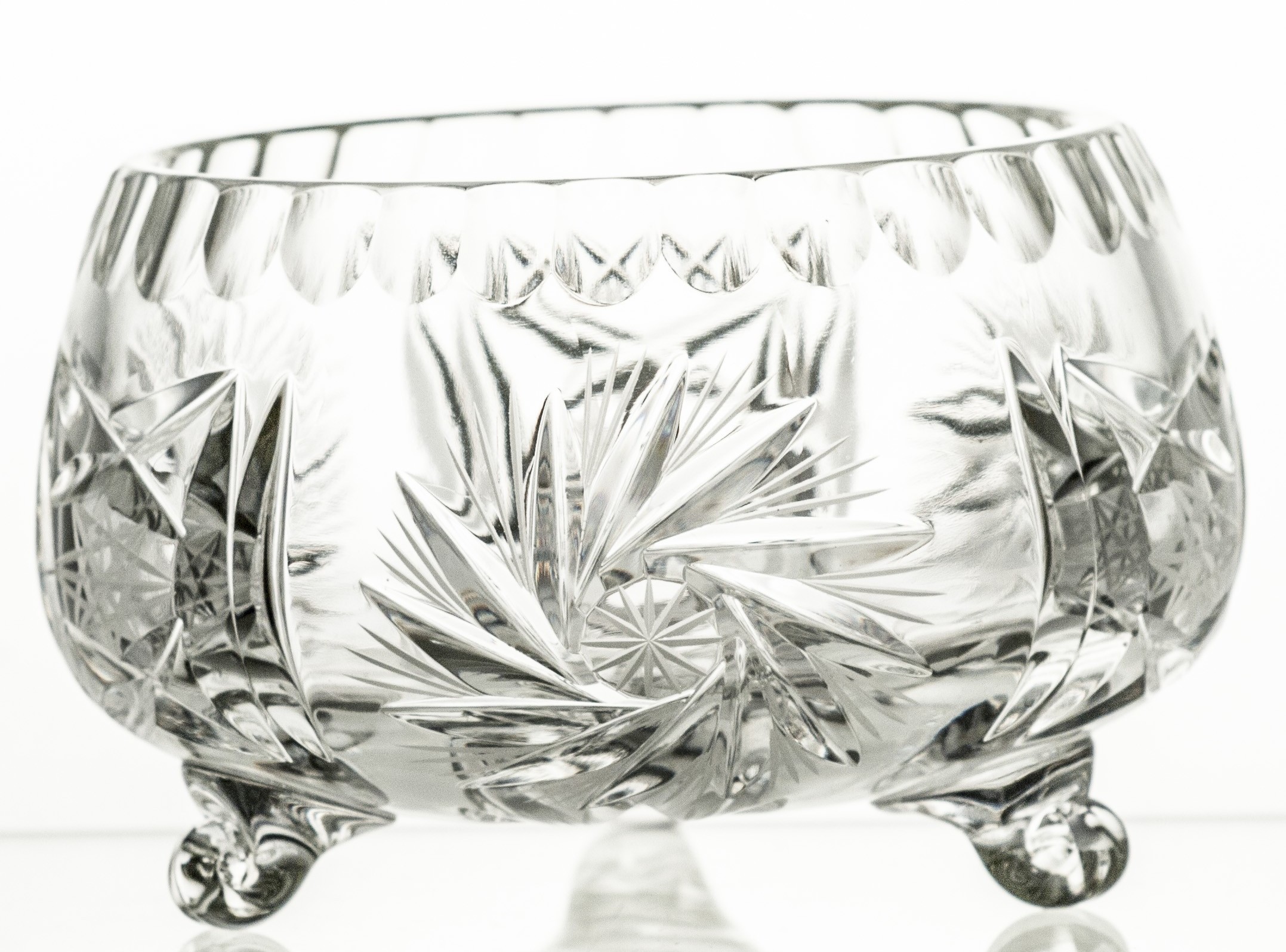 Crystaljulia Owocarka kryształowa na nóżkach 13874) 13874
